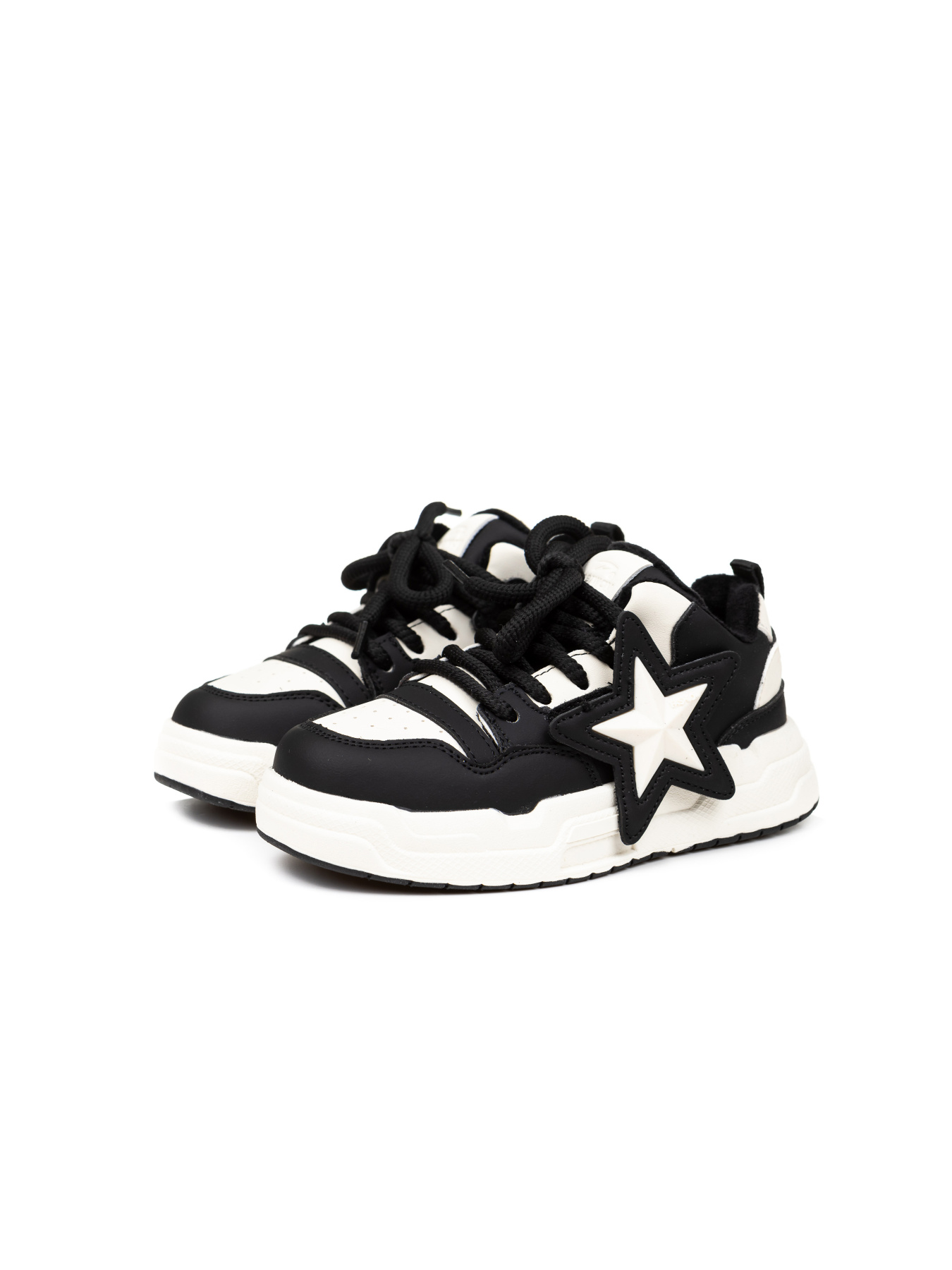 Кроссовки повседневные Calorie модель 55022 чорно-білі (27-31) Кроссовки повседневные Calorie модель 55022 чорно-білі (27-31) Фото