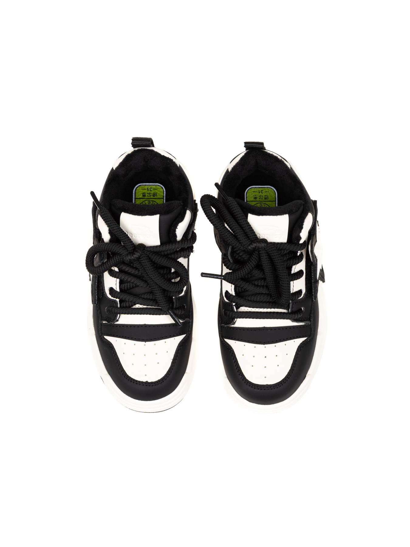 Кроссовки повседневные Calorie модель 55022 чорно-білі (27-31) Кроссовки повседневные Calorie модель 55022 чорно-білі (27-31) Фото