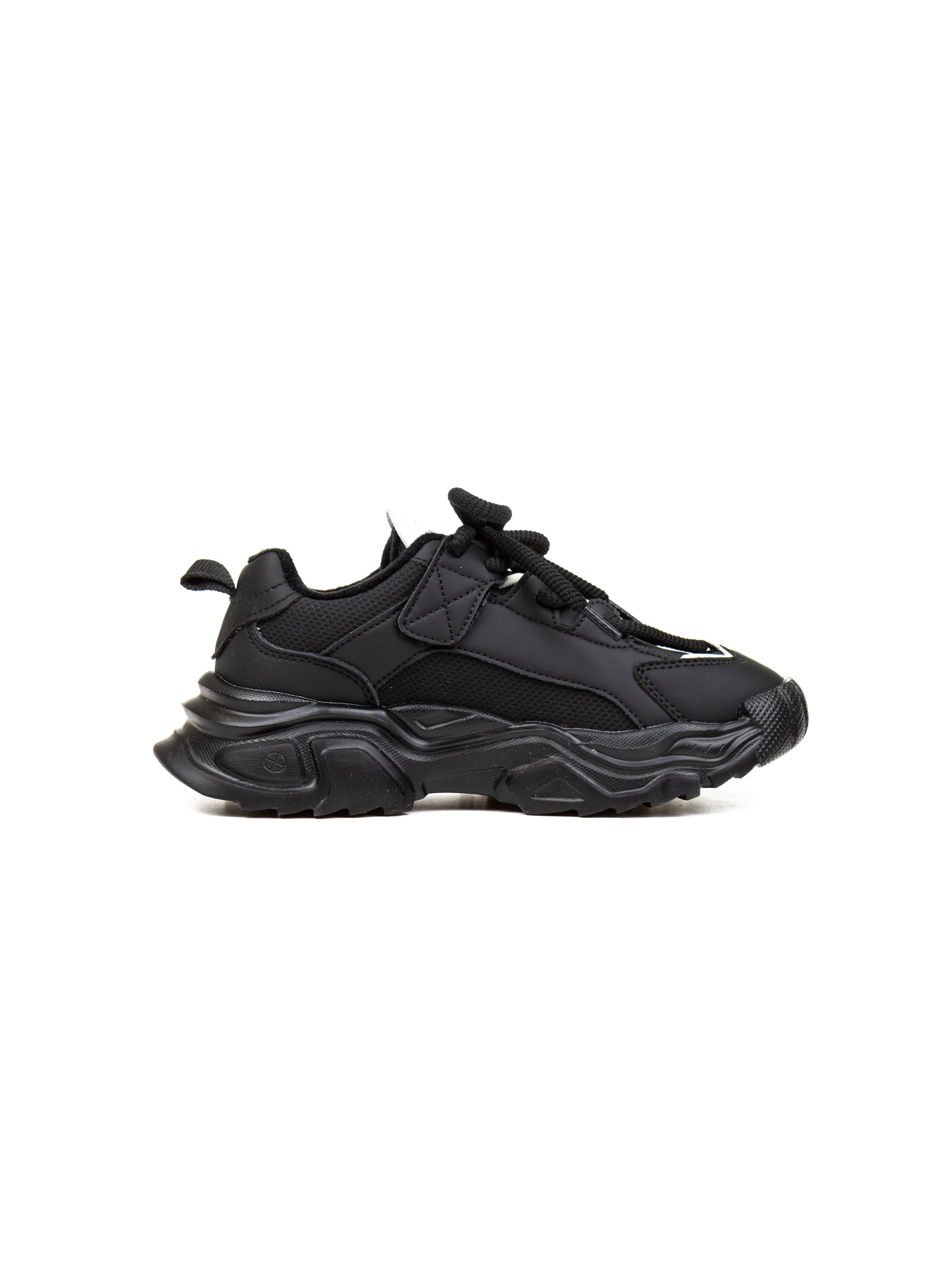 Кроссовки Calorie  модель 55015 чорно-білі (31-37) Фото