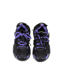 Кроссовки Calorie  модель 28031 чорно-фіолетові (33-39) Фото