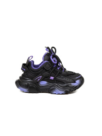 Кросівки повсякденні Calorie  модель 28031 чорно-фіолетові (27-32) Фото