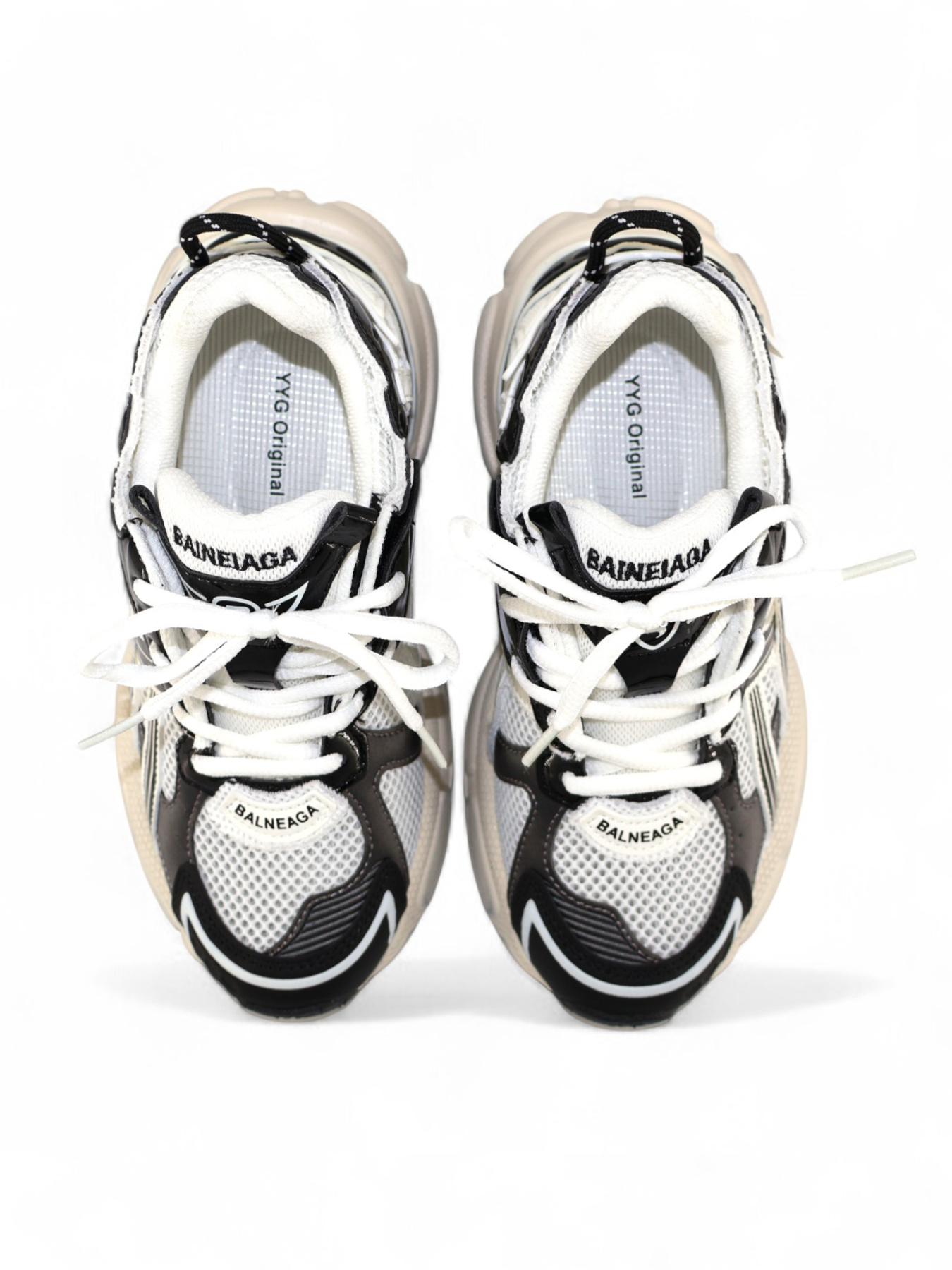 Кроссовки Calorie  модель YE88153C чорно-білі (31-36) Фото