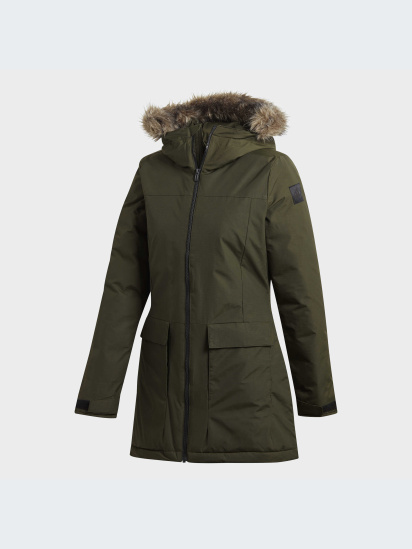 Зимняя куртка adidas CY8600-KZ для женщин, цвет: Зелёный купить