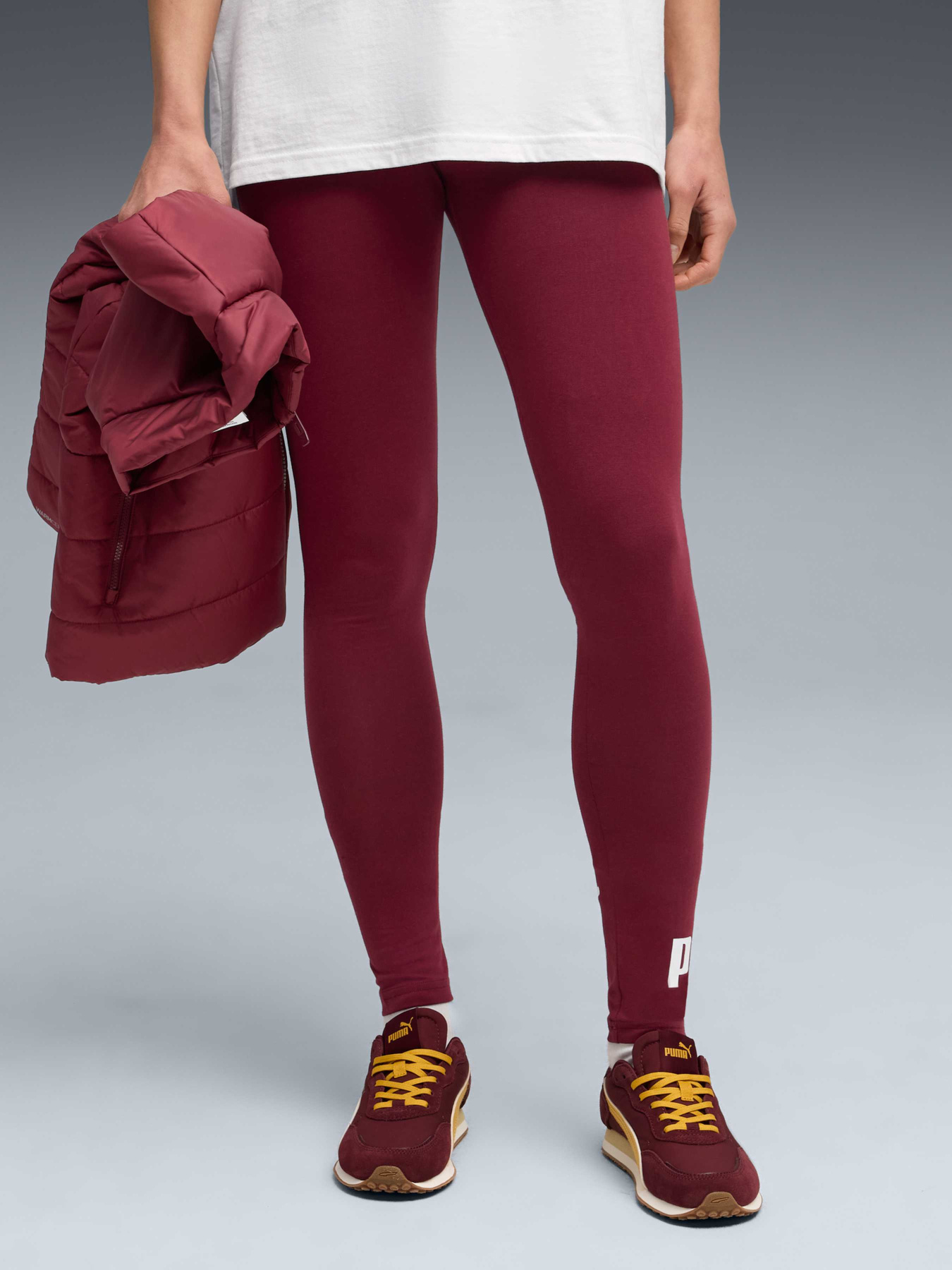 Леггинсы спортивные PUMA Ess No. 1 Logo Leggings модель 682427 Фото