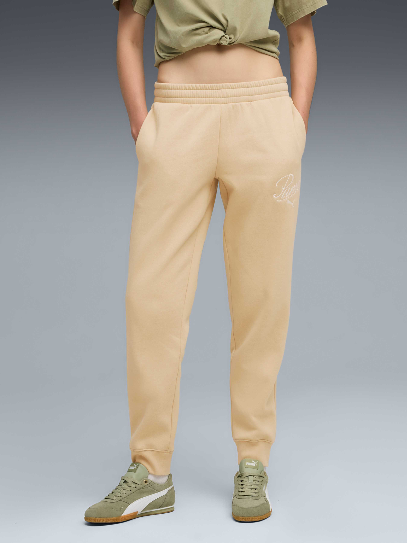 Штаны спортивные PUMA Ess Script Sweatpants модель 688074 Фото