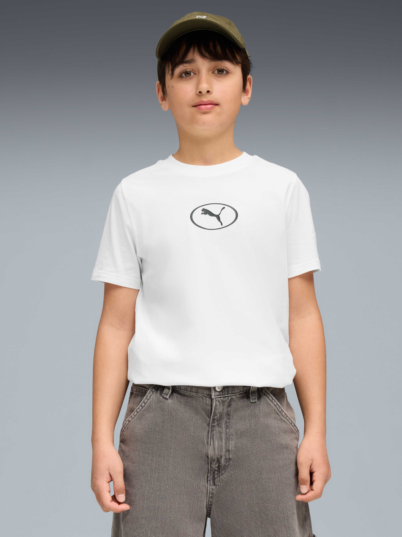 Футболка PUMA Sport Rib Collar Tee модель 689250 Фото