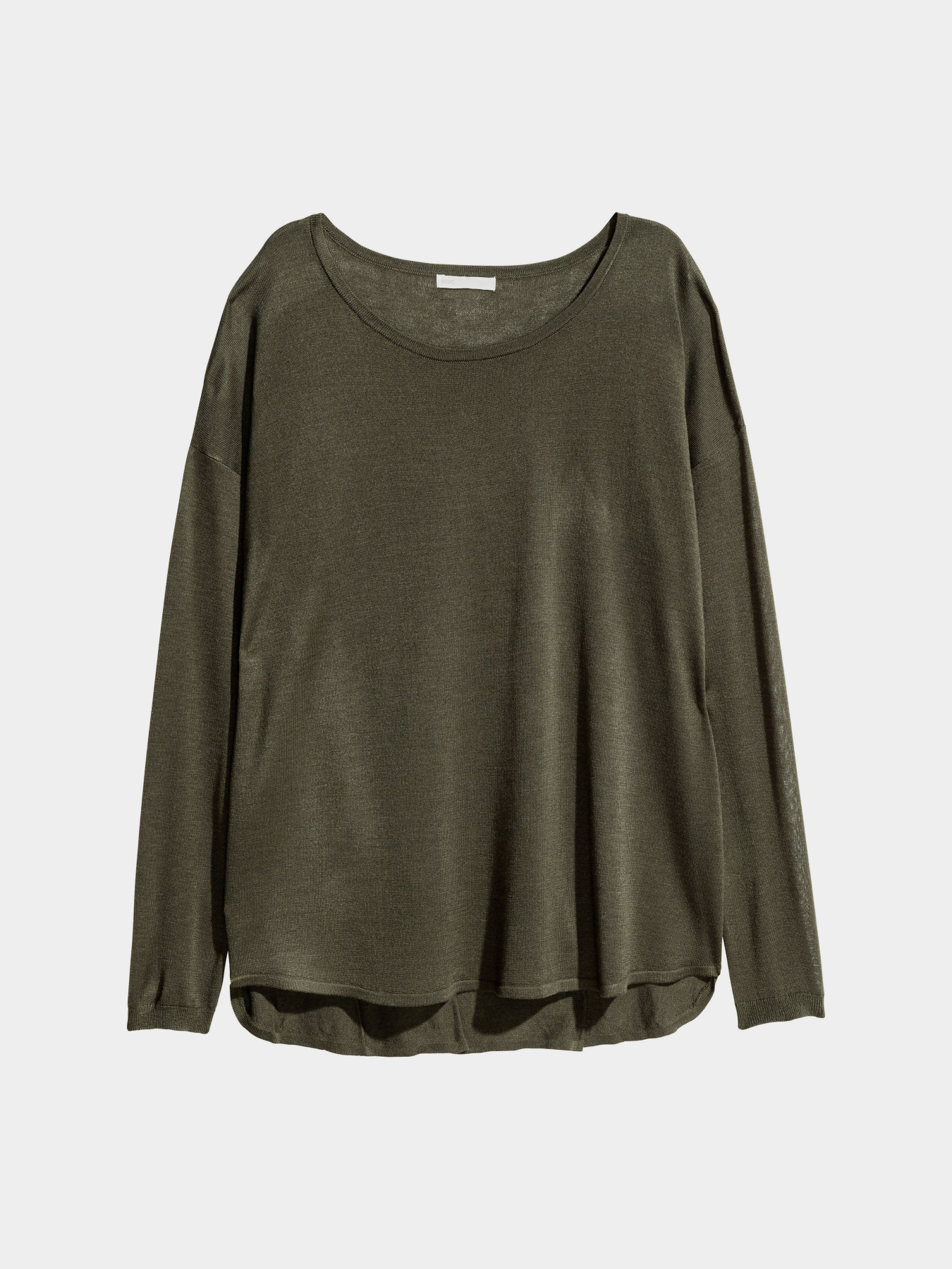 Кофты и свитера H&M модель 3635054RP3_темно-зеленый Фото