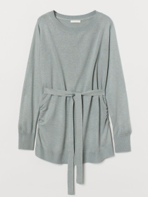 Кофты и свитера H&M модель nlk012902sm_Светло-бирюзовый Фото