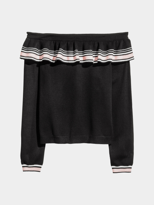 Кофти та светри H&M Модель 4618345RP2_черный Фото