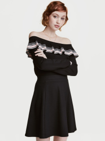 Худи и свитшоты H&M модель 4618345RP2_черный Фото