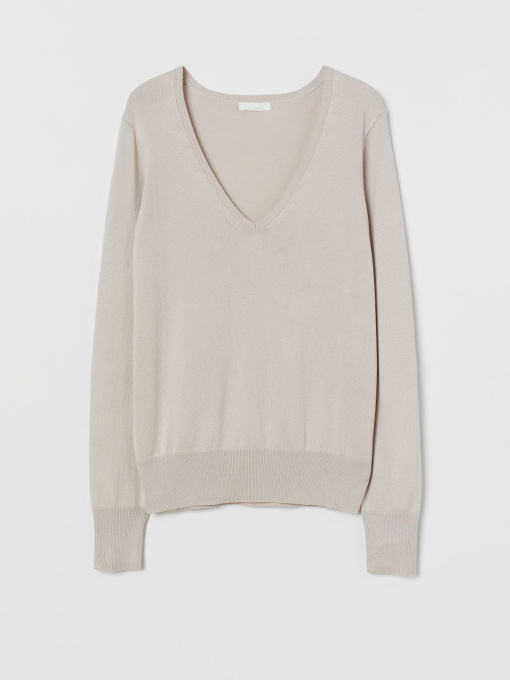 Кофти та светри H&M Модель 9039943sdm_Бежевый Фото