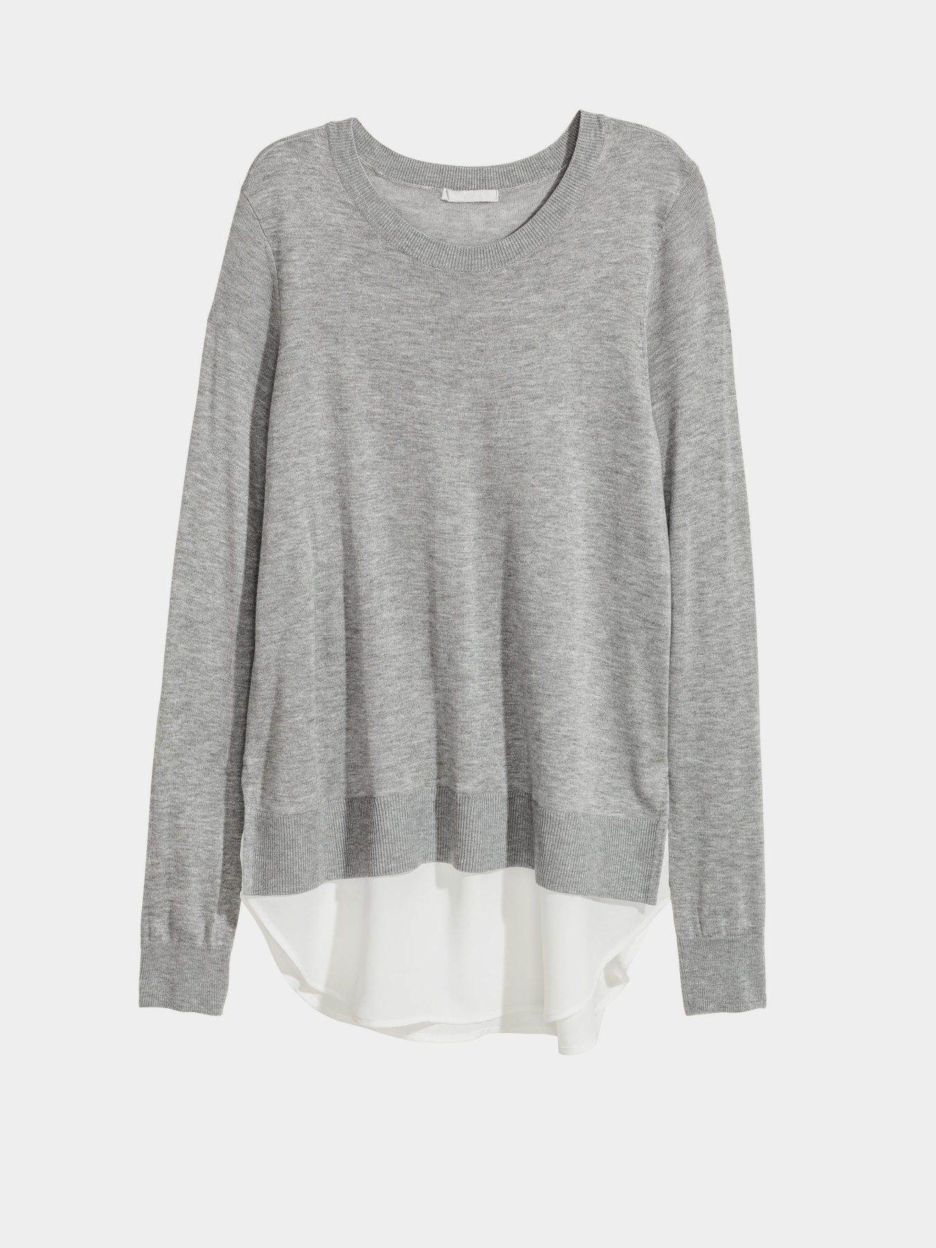 Кофты и свитера H&M модель 5152430arl_Светло-серый Фото