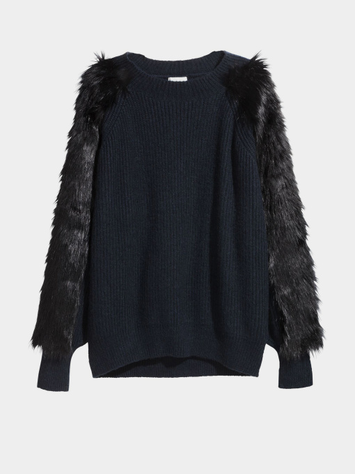 Кофти та светри H&M Модель 5729806ral_Темно-синий Фото