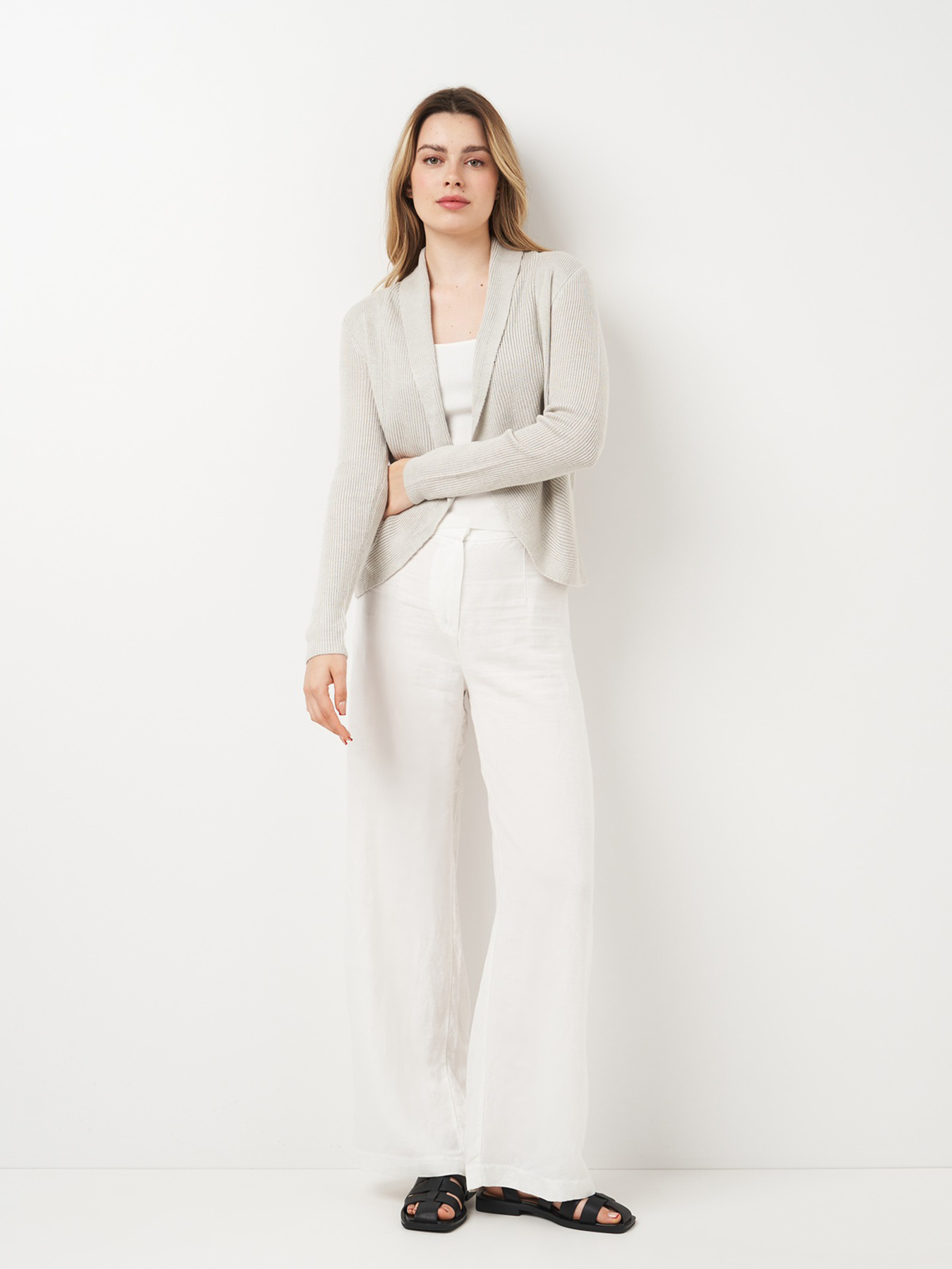 Кофты и свитера H&M модель 5551005ral_Светло-серый Фото