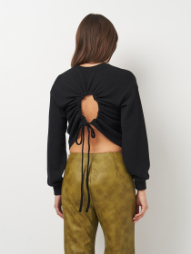 Кофты и свитера H&M модель 3001181wer_Черный Фото