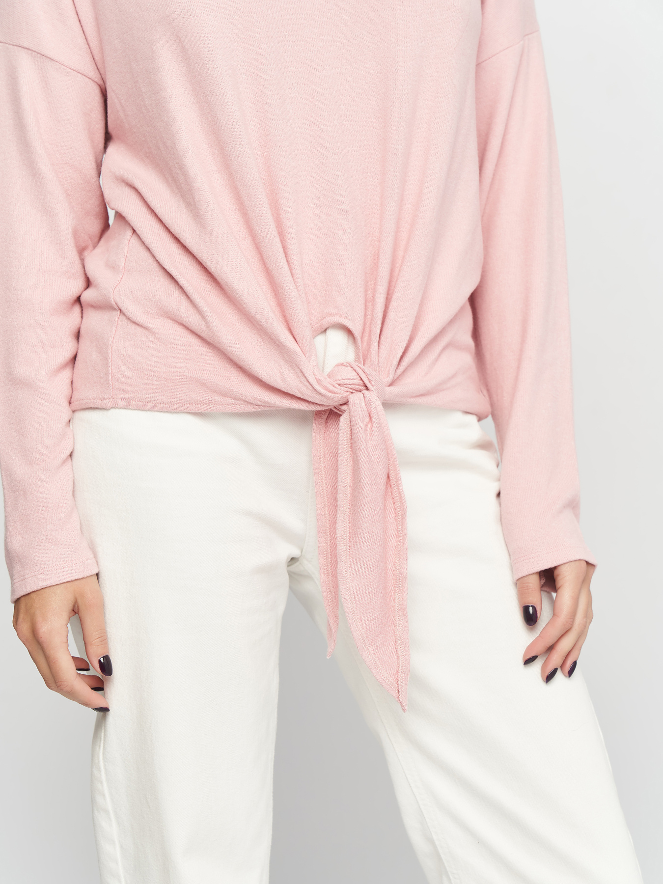 Кофты и свитера H&M модель 5112350abr_Светло-розовый Фото