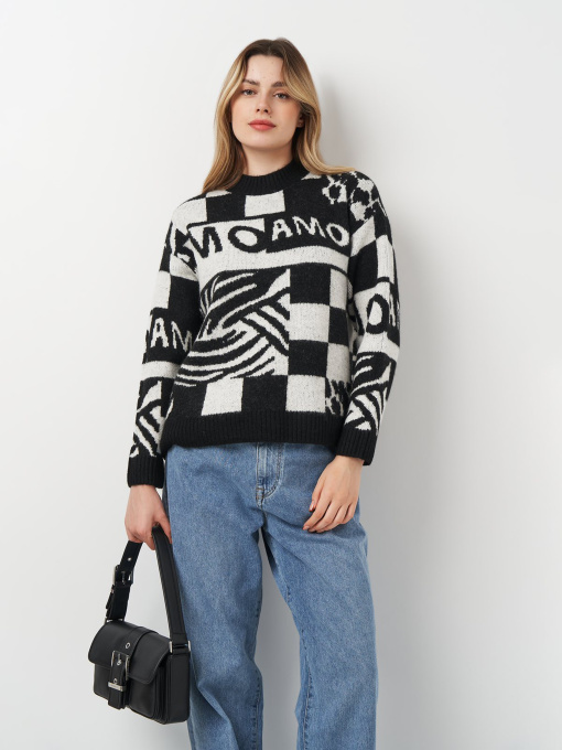 Худі та світшоти H&M модель 2001028ral_Черно-белый Фото