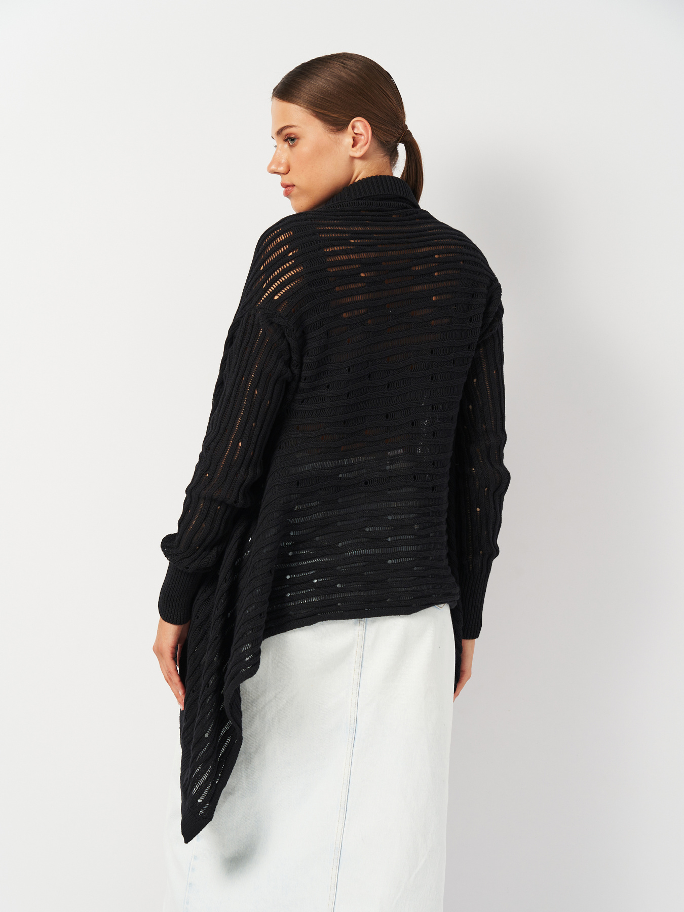 Кофты и свитера H&M модель 1059955rall_Черный Фото