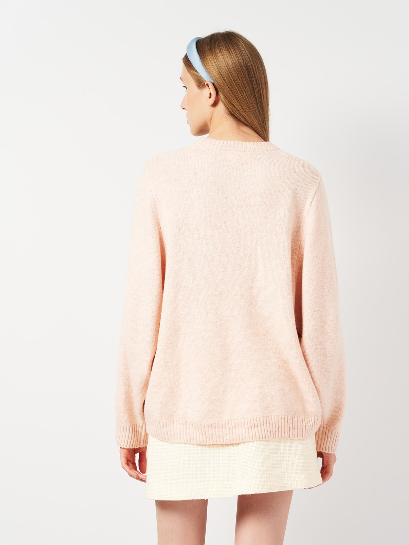 Кофты и свитера Monki модель 5071086ral_Светло-розовый Фото