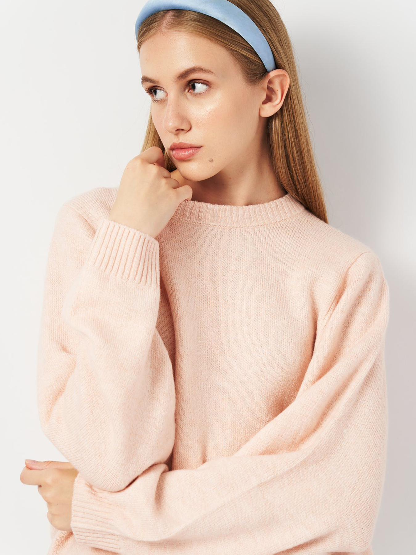 Кофты и свитера Monki модель 5071086ral_Светло-розовый Фото