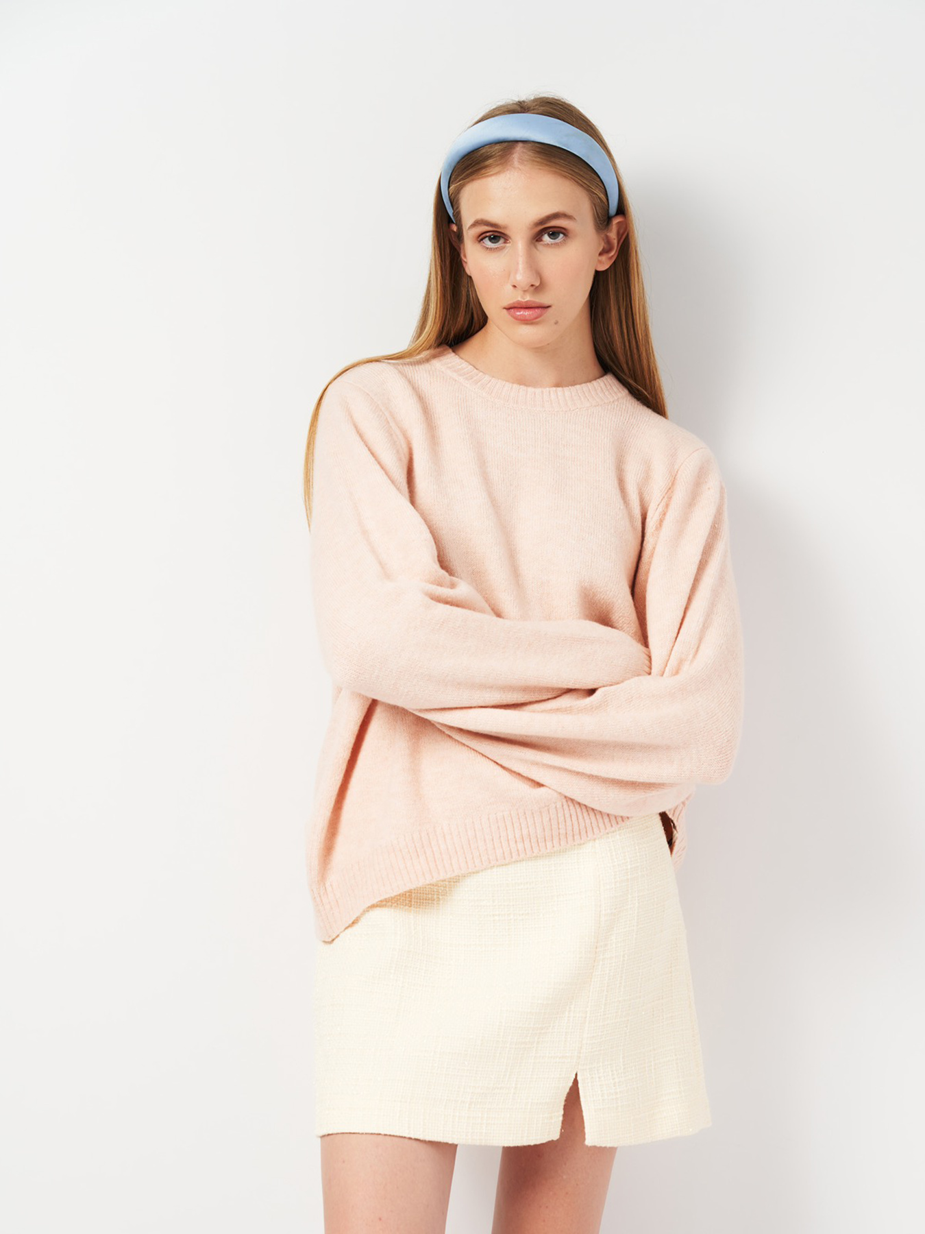 Кофты и свитера Monki модель 5071086ral_Светло-розовый Фото