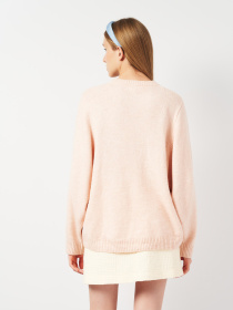 Худи и свитшоты Monki модель 5071086ral_Светло-розовый Фото