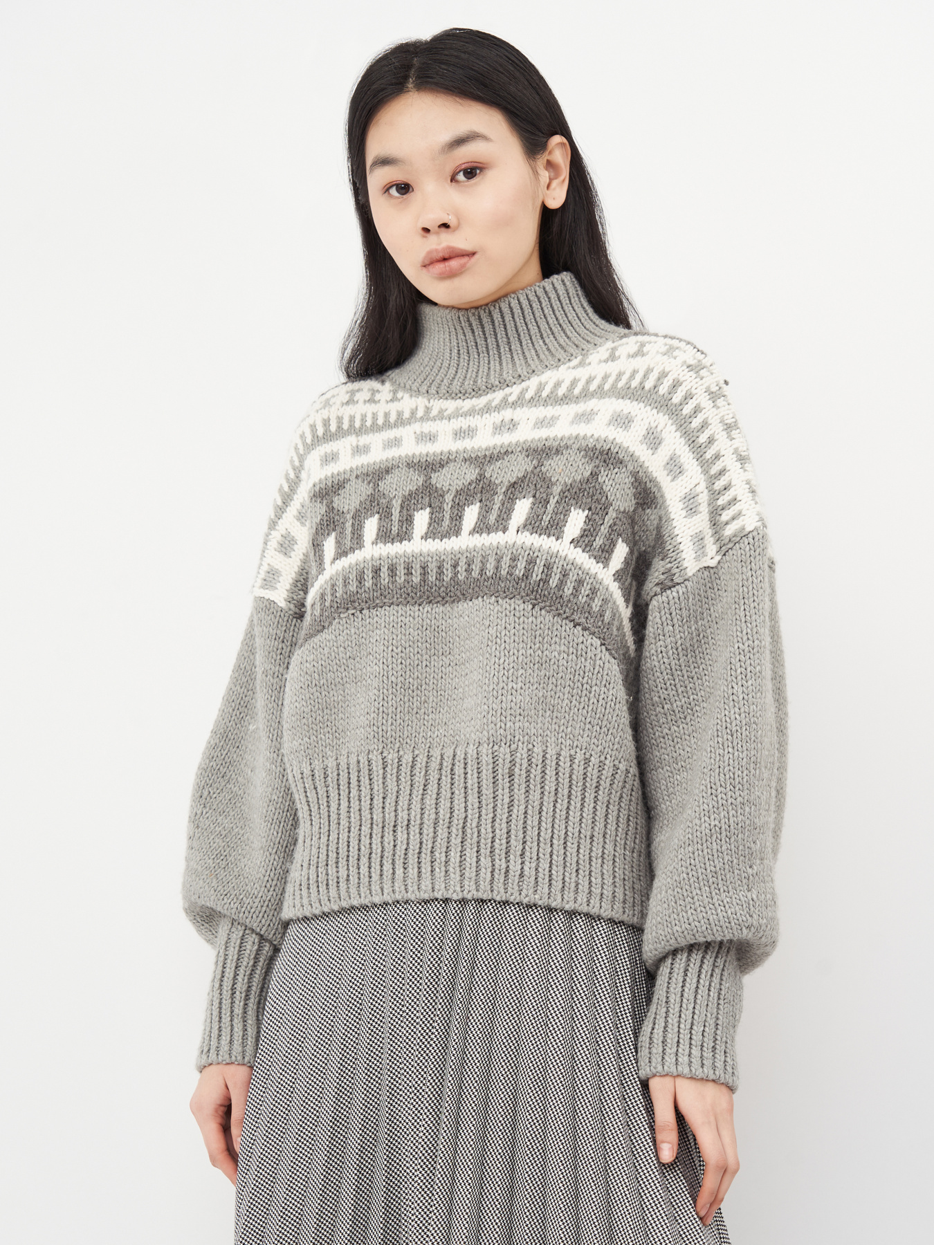 Кофты и свитера H&M модель 8041660wer_Серый Фото