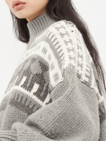 Кофты и свитера H&M модель 8041660wer_Серый Фото