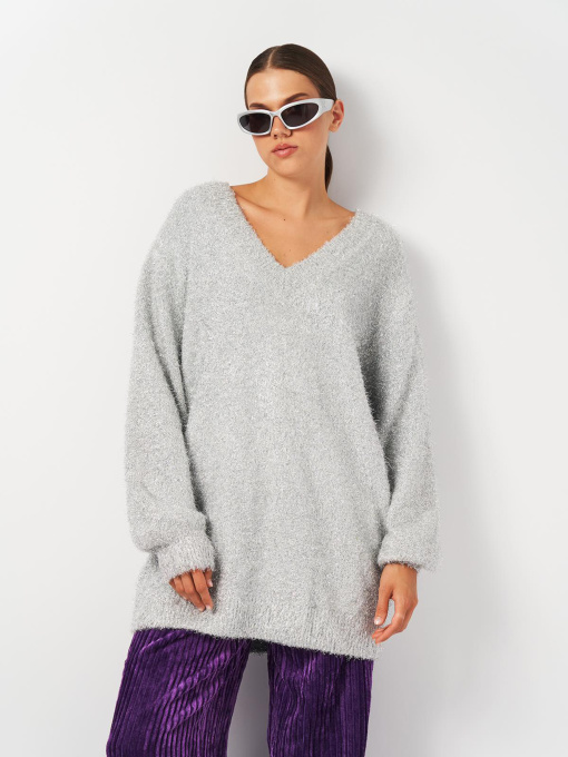 Кофти та светри H&M Модель 5071086ral_Серебристый Фото