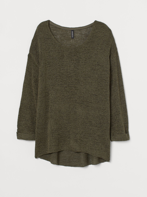 Кофти та светри H&M Модель 8577782wer_Хаки Фото