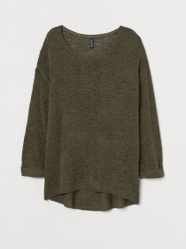 Худи и свитшоты H&M модель 8577782wer_Хаки Фото