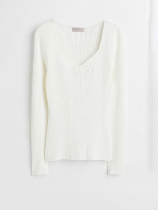 Кофти та светри H&M модель 10261695wer_Молочный Фото