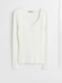 Худи и свитшоты H&M модель 10261695wer_Молочный Фото