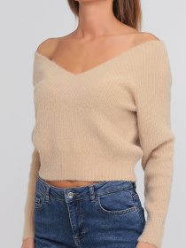 Кофты и свитера H&M модель 7707032wer_Бежевый Фото