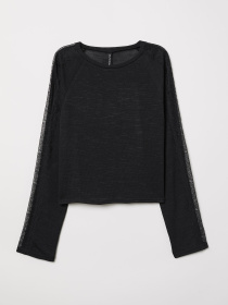 Кофты и свитера H&M модель 6753788dlog_Черный Фото