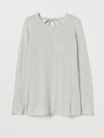 Худи и свитшоты H&M модель 9130182sdm_Светло-серый Фото