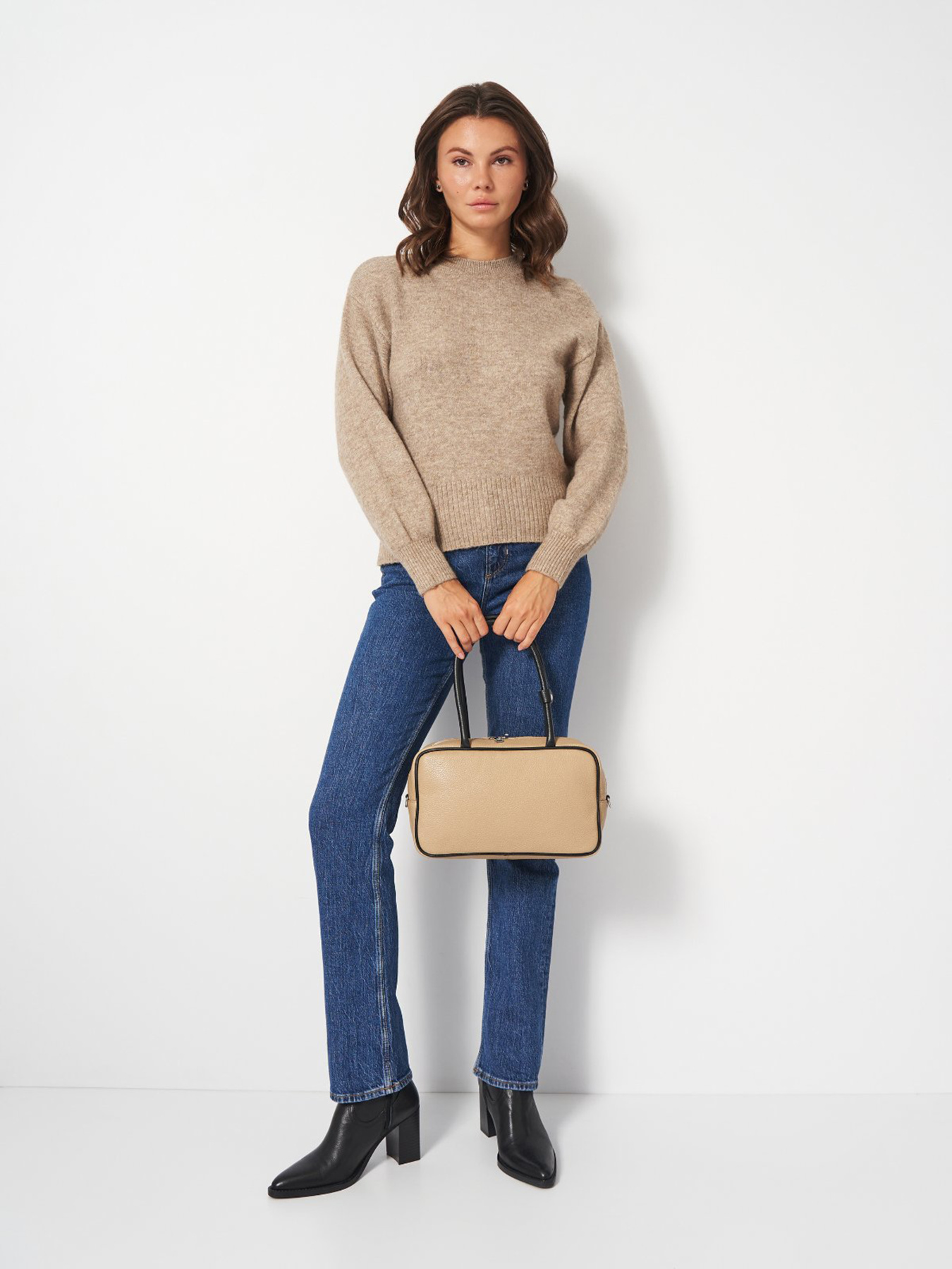 Кофты и свитера H&M модель 8747542wer_Бежевый Фото