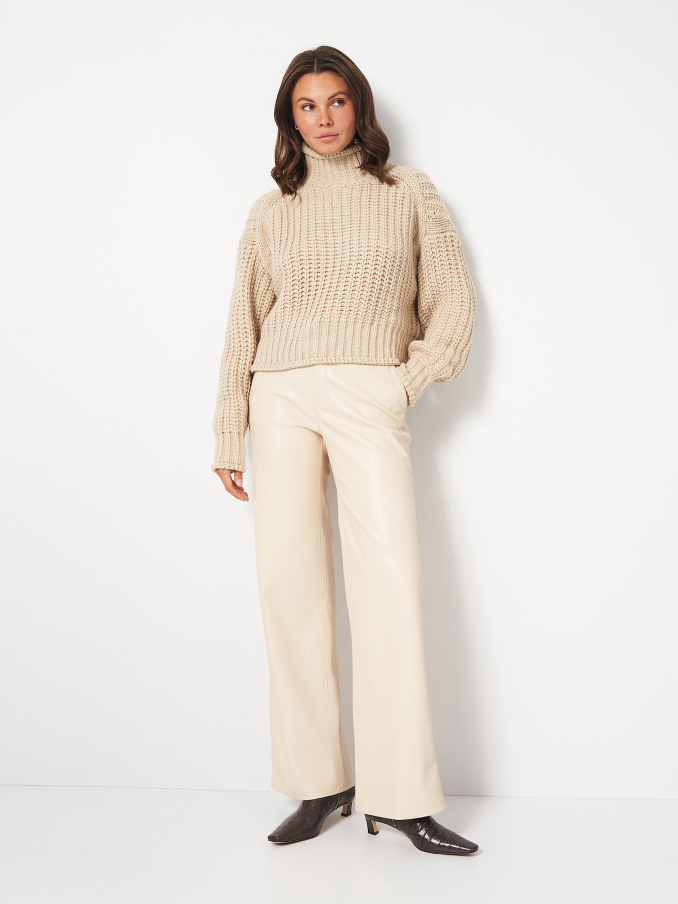 Кофты и свитера H&M модель 8732792wer_Бежевый Фото