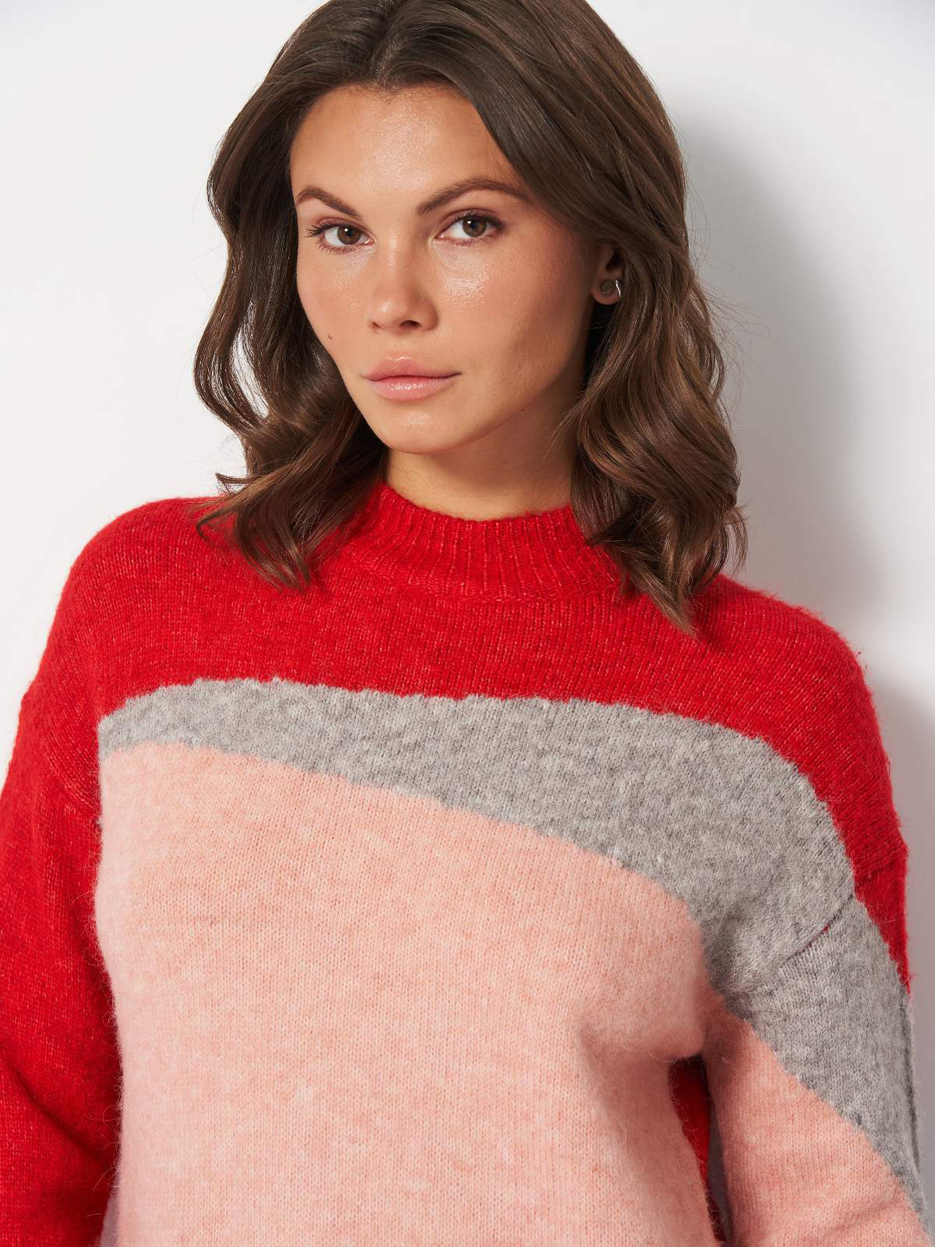 Кофты и свитера H&M модель 1148829wer_Красно-розовый Фото