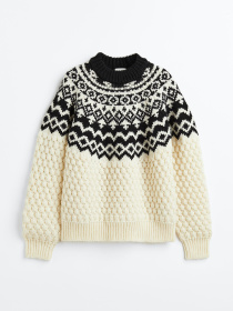 Кофты и свитера H&M модель 11217006wer_Черно-белый Фото