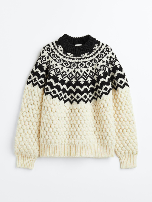 Кофты и свитера H&M модель 11217006wer_Черно-белый Фото