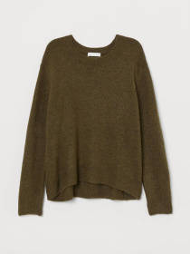 Худи и свитшоты H&M модель 6932420wer_Хаки Фото