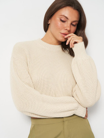 Худи и свитшоты Monki модель 2354124wer_Светло-бежевый Фото