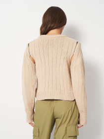 Кофты и свитера H&M модель 4625821wer_Бежевый Фото