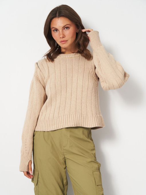 Кофти та светри H&M Модель 4625821wer_Бежевый Фото