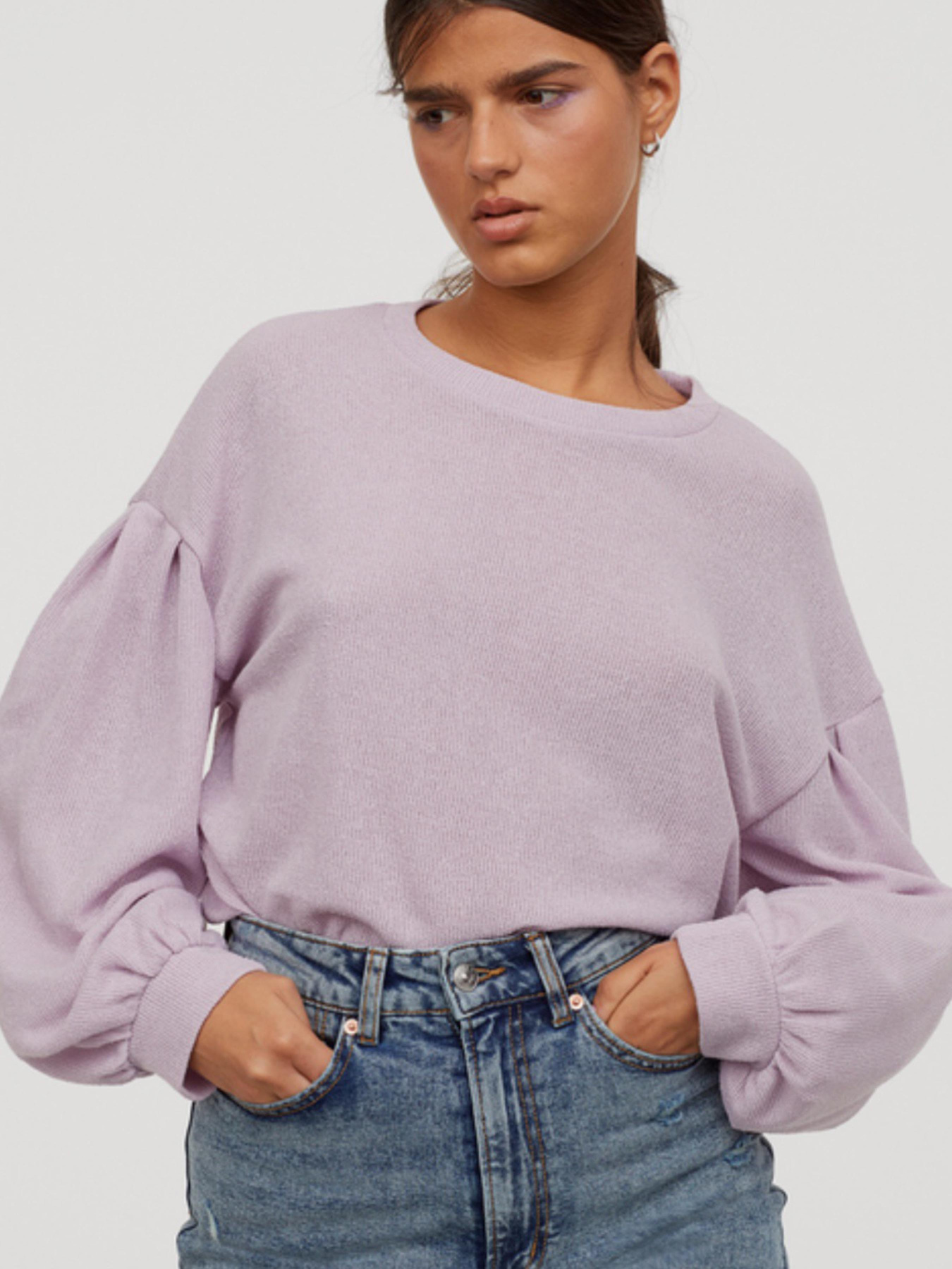 Кофты и свитера H&M модель 8134511wer_Сиреневый Фото