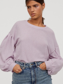 Кофты и свитера H&M модель 8134511wer_Сиреневый Фото