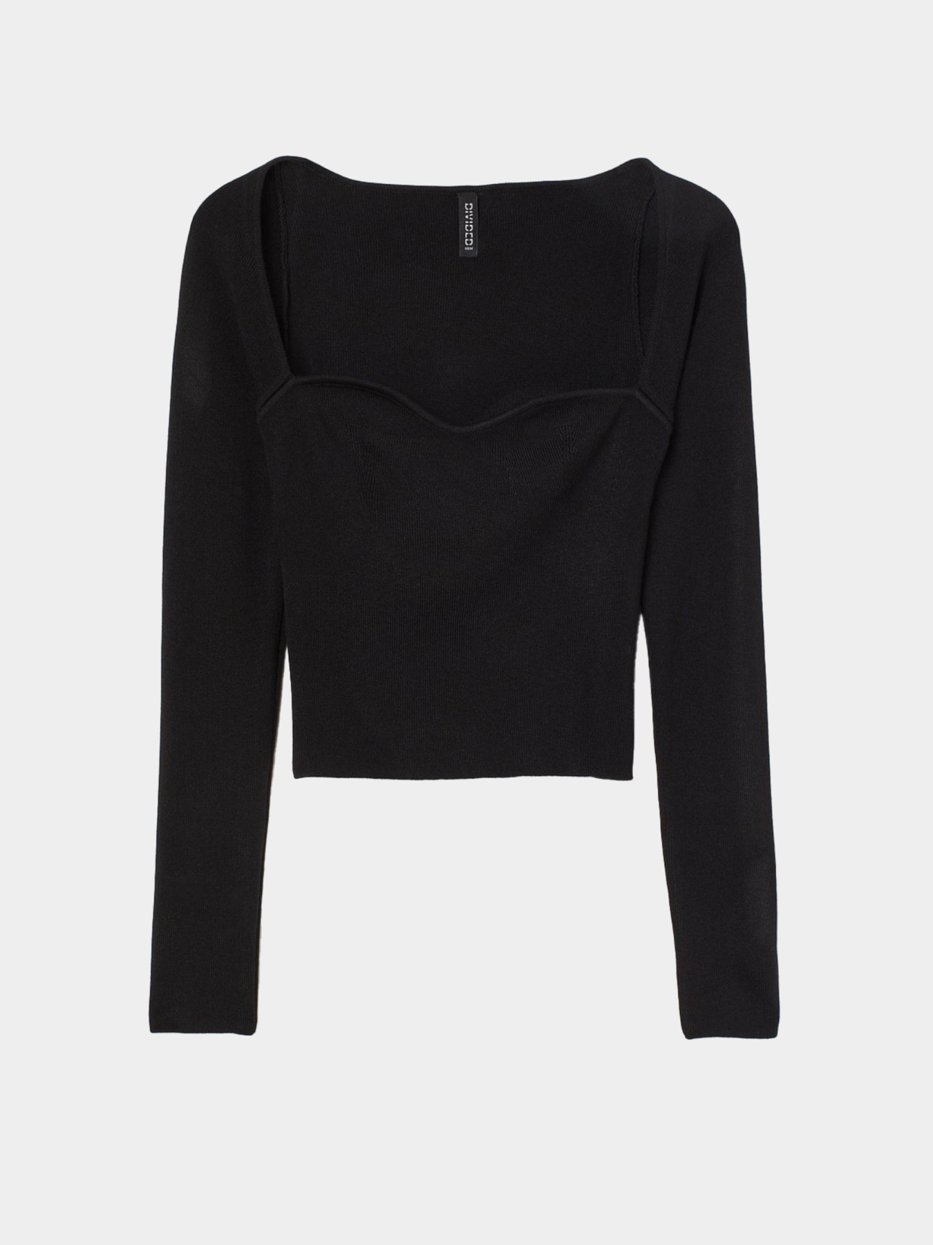 Кофты и свитера H&M модель 9540873wer_Черный Фото