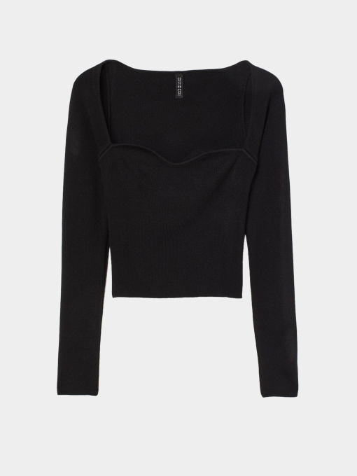 Кофти та светри H&M Модель 9540873wer_Черный Фото