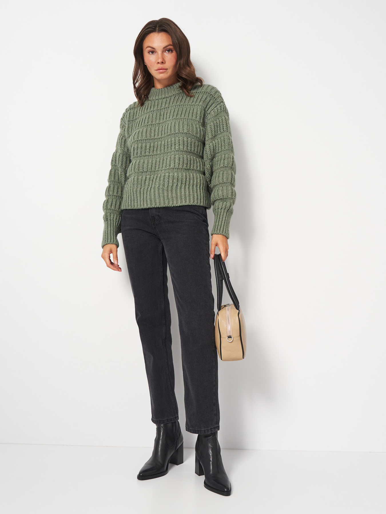 Кофты и свитера H&M модель 4897231wer_Зеленый Фото